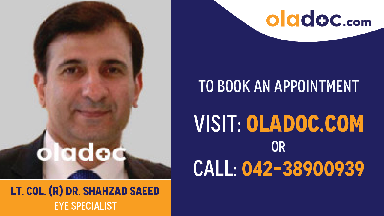Book appointment with Dr.Shahzad Saeed-best Eye Specialist in Islamabad